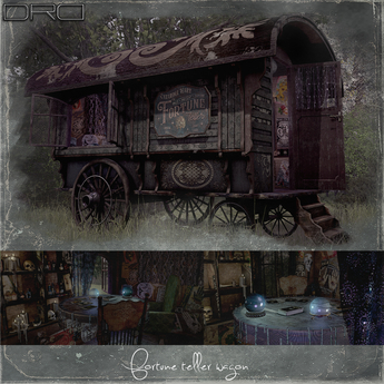 Second Life Marketplace - -DRD- Fortune Teller Wagon